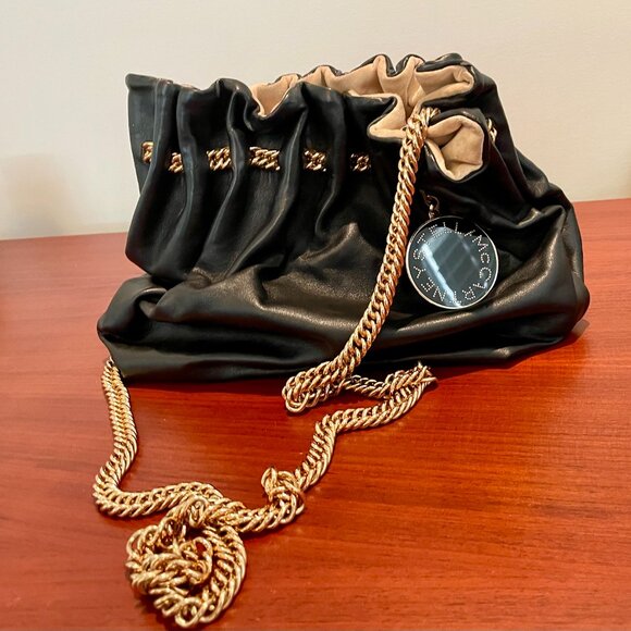 Stella McCartney Gold Chain Bucket Bag - Picture 2 of 4